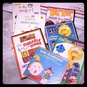 7 sign along kids DVDs